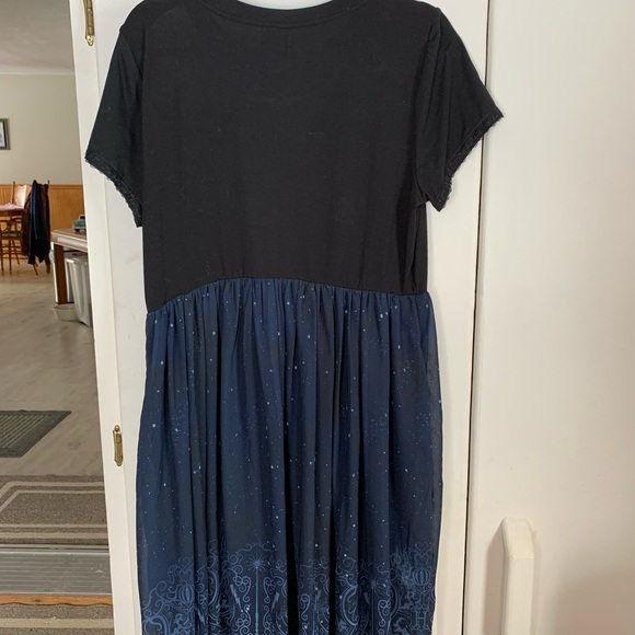 Rare women’s Torrid Harry Potter Hogwarts Plus-Size Border Skater Dress SIZE 1 - Picture 4 of 12